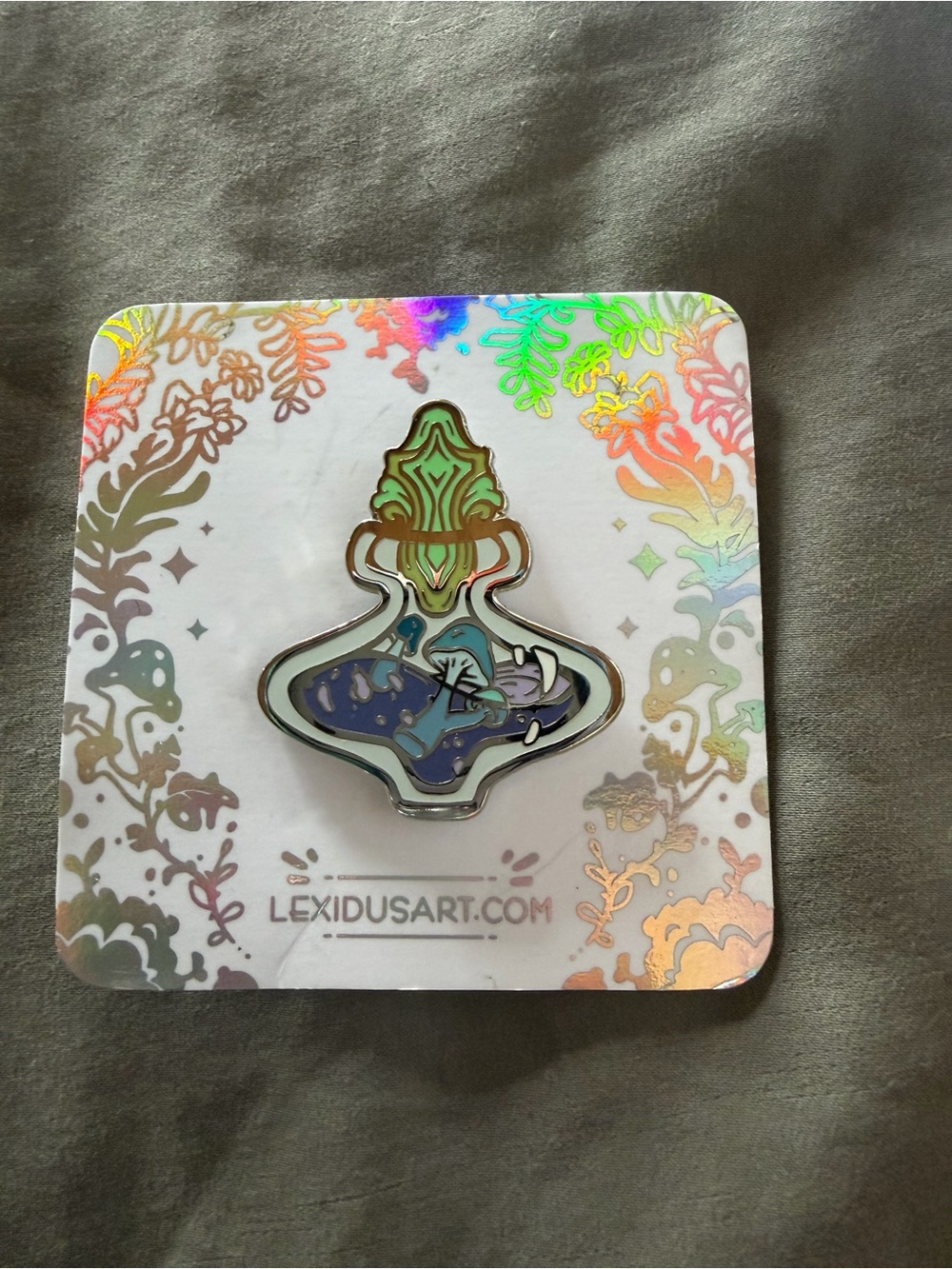 Potion Bottle Enamel Pin - Multicolor